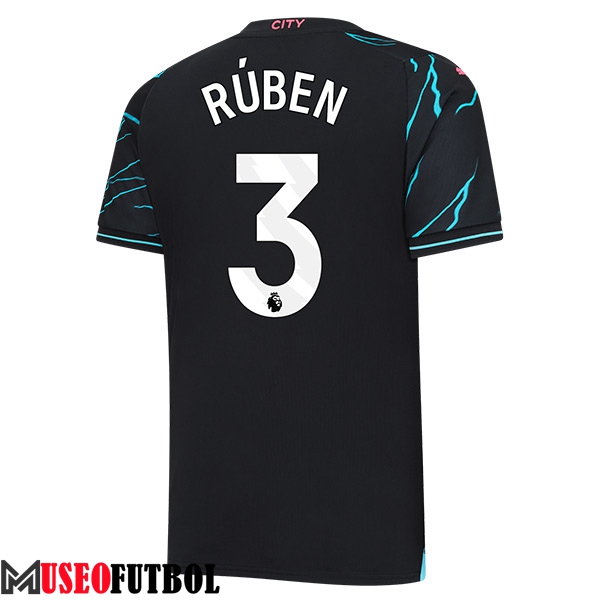 Camisetas De Futbol Manchester City (RÚBEN #3) 2023/2024 Tercera