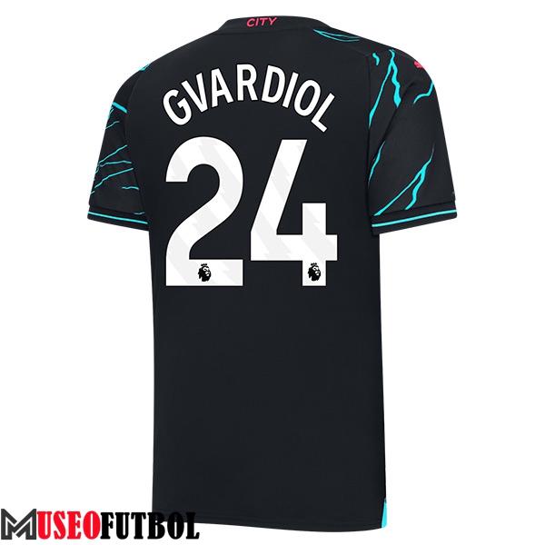 Camisetas De Futbol Manchester City (GVARDIOL #24) 2023/2024 Tercera