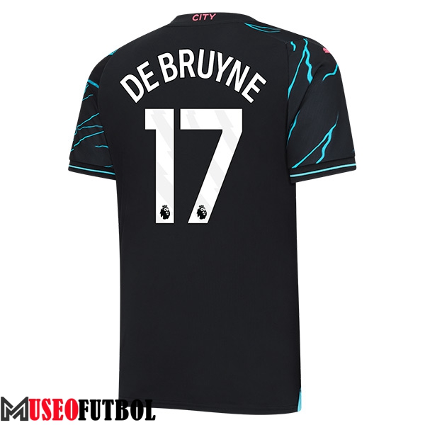 Camisetas De Futbol Manchester City (DE BRUYNE #17) 2023/2024 Tercera