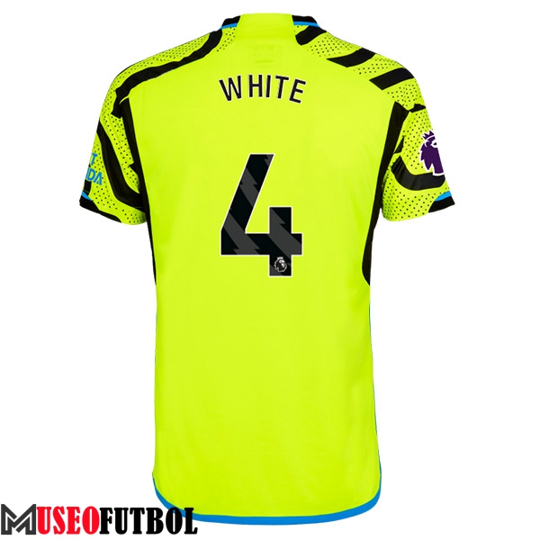 Camisetas De Futbol Arsenal (WHITE #4) 2023/2024 Segunda