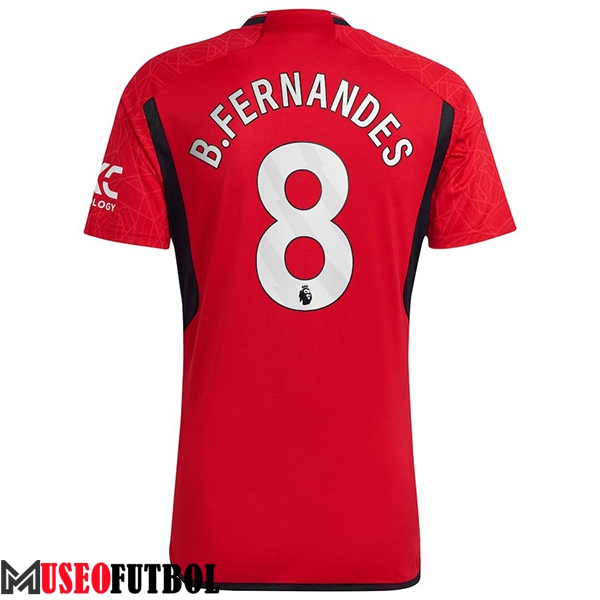 Camisetas De Futbol Manchester United (B. FERNANDES #8) 2023/2024 Primera