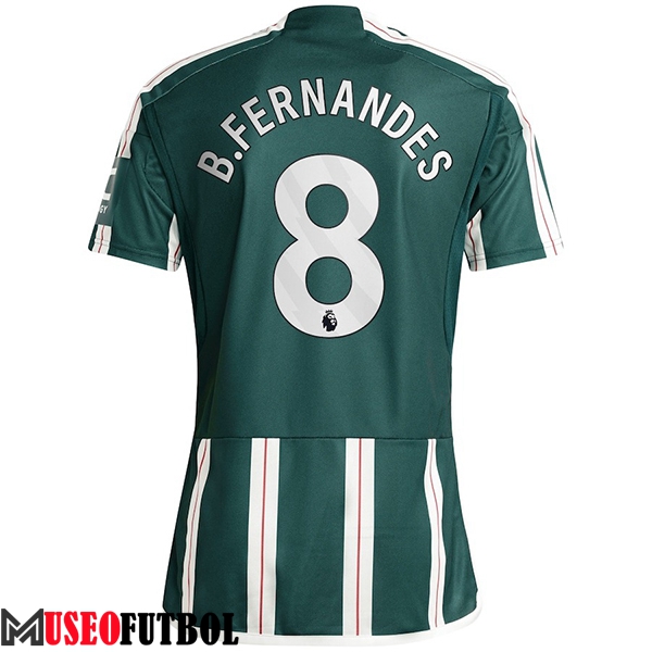 Camisetas De Futbol Manchester United (B. FERNANDES #8) 2023/2024 Segunda