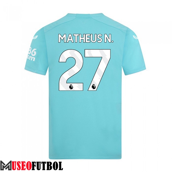 Camisetas De Futbol Wolves (MATHEUS N. #27) 2023/2024 Tercera