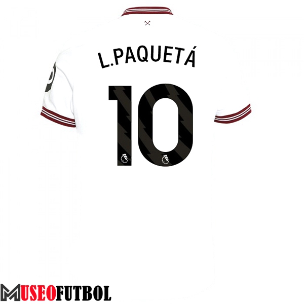 Camisetas De Futbol West Ham (L. PAQUETÁ #10) 2023/2024 Segunda