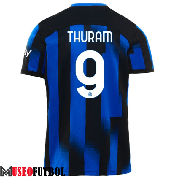 Camisetas De Futbol Inter Milan (THURAM #9) 2023/2024 Primera