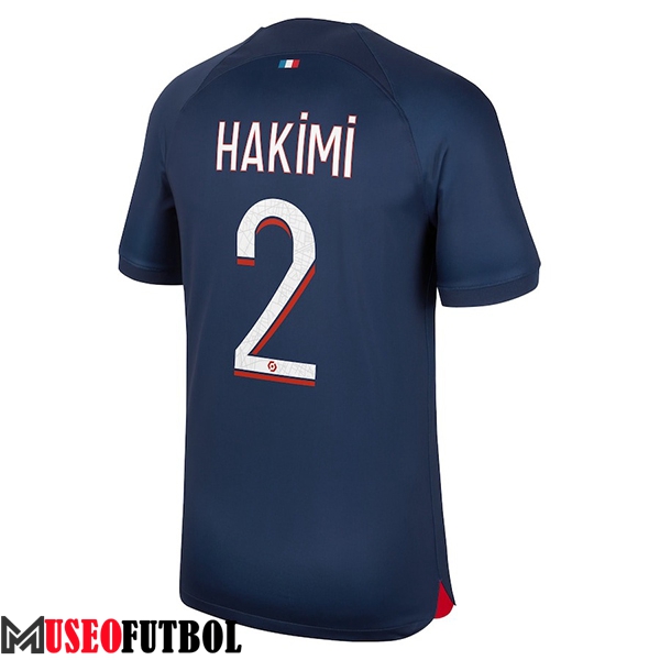 Camisetas De Futbol PSG (HAKIMI #2) 2023/2024 Primera