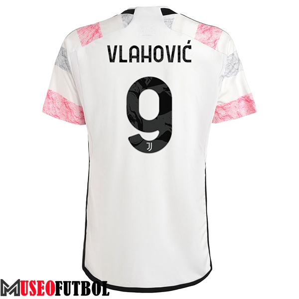 Camisetas De Futbol Juventus (VLAHOVIC #9) 2023/2024 Segunda