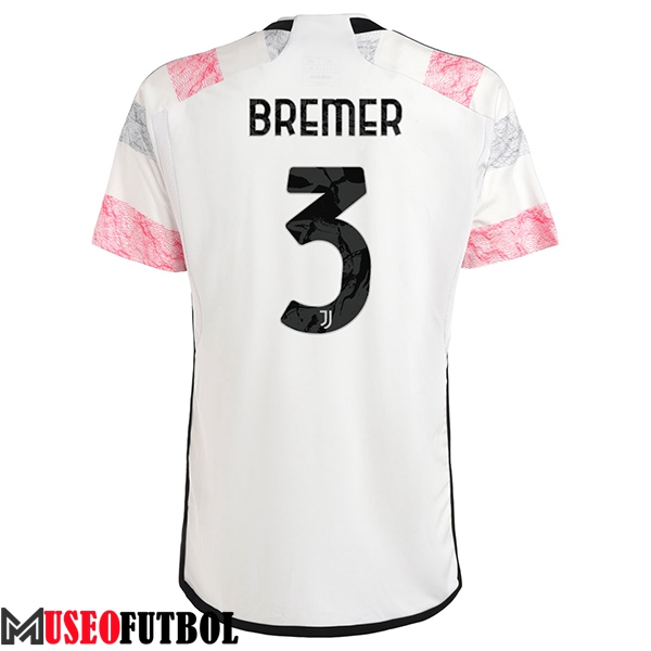 Camisetas De Futbol Juventus (BREMER #3) 2023/2024 Segunda