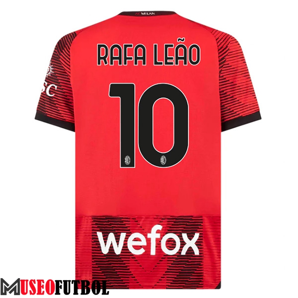 Camisetas De Futbol AC Milan (RAFAEL LEÃO #10) 2023/2024 Primera