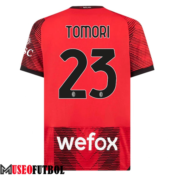 Camisetas De Futbol AC Milan (TOMORI #23) 2023/2024 Primera