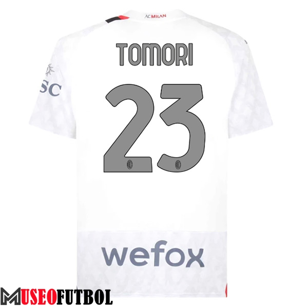 Camisetas De Futbol AC Milan (TOMORI #23) 2023/2024 Segunda