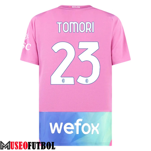 Camisetas De Futbol AC Milan (TOMORI #23) 2023/2024 Tercera