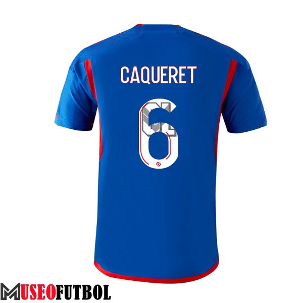 Camisetas De Futbol Lyon (CAQUERET #6) 2023/2024 Segunda