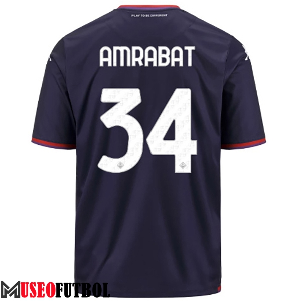 Camisetas De Futbol ACF Fiorentina (AMRABAT #34) 2023/2024 Tercera