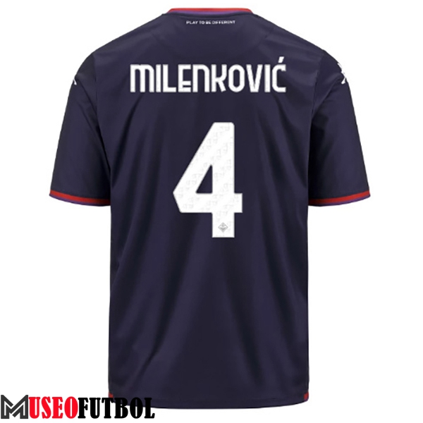 Camisetas De Futbol ACF Fiorentina (MILENKOVIC #4) 2023/2024 Tercera