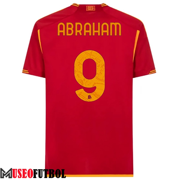 Camisetas De Futbol As Rome (ABRAHAM #9) 2023/2024 Primera