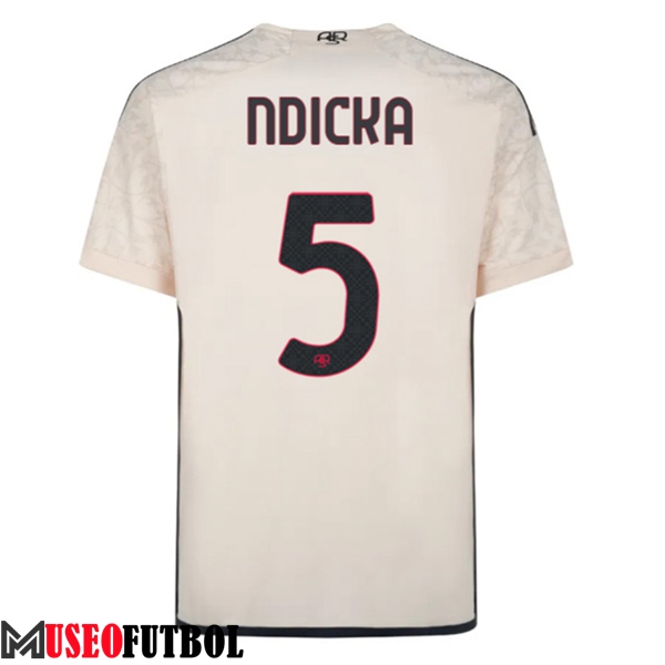 Camisetas De Futbol As Rome (NDICKA #5) 2023/2024 Segunda