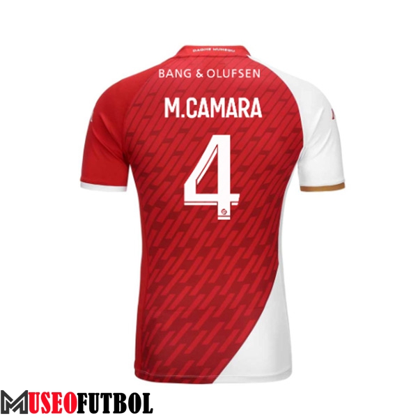 Camisetas De Futbol AS Monaco (M.CAMARA #4) 2023/2024 Primera