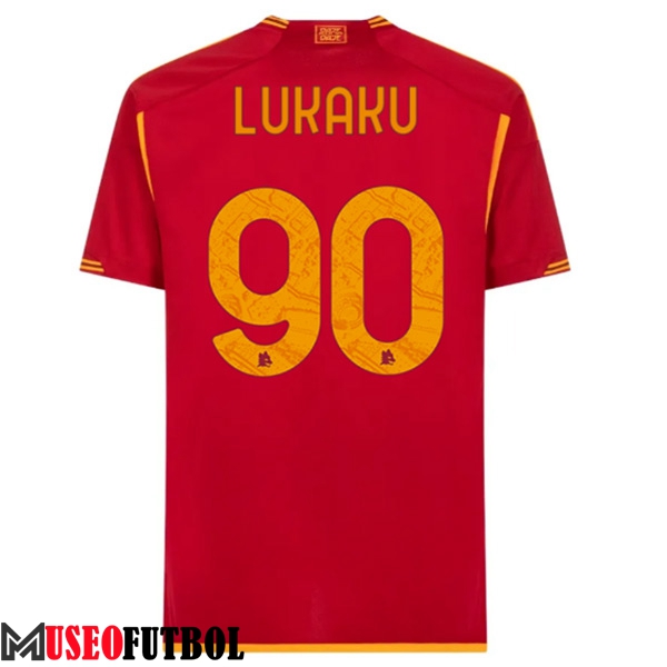 Camisetas De Futbol As Rome (LUKAKU #90) 2023/2024 Primera