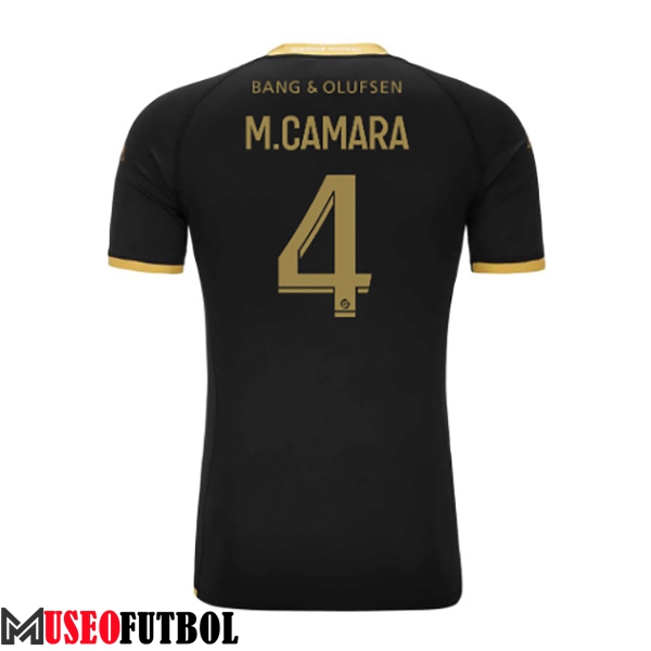 Camisetas De Futbol AS Monaco (M.CAMARA #4) 2023/2024 Segunda