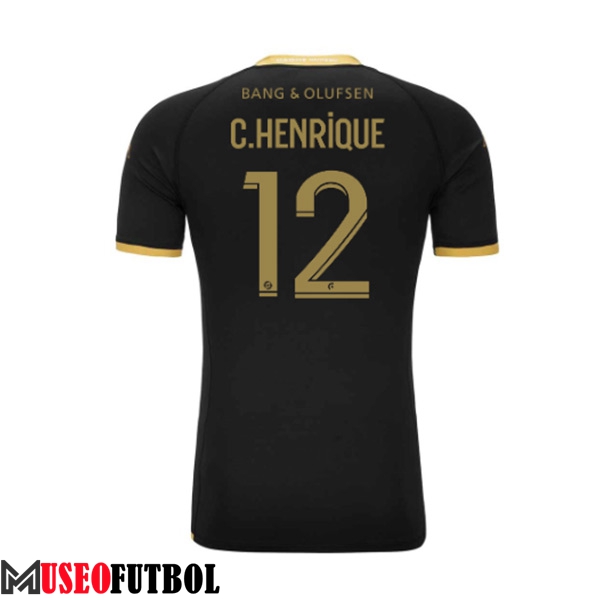 Camisetas De Futbol AS Monaco (C.HENRIQUE #12) 2023/2024 Segunda