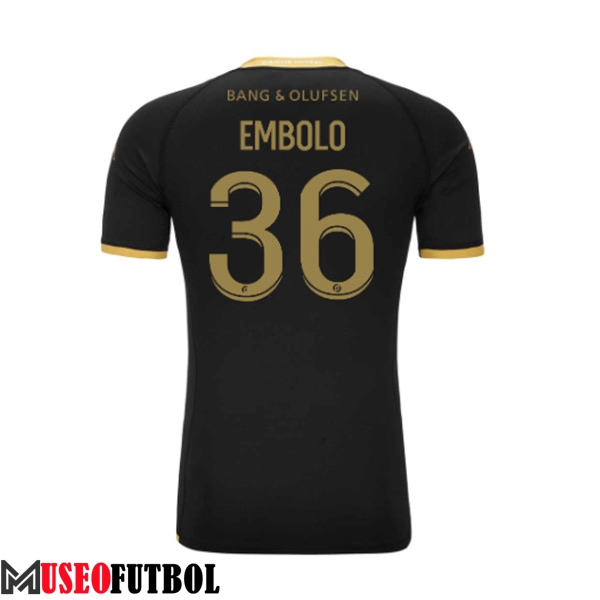 Camisetas De Futbol AS Monaco (EMBOLO #36) 2023/2024 Segunda