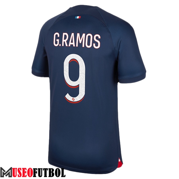 Camisetas De Futbol PSG (G.RAMOS #9) 2023/2024 Primera