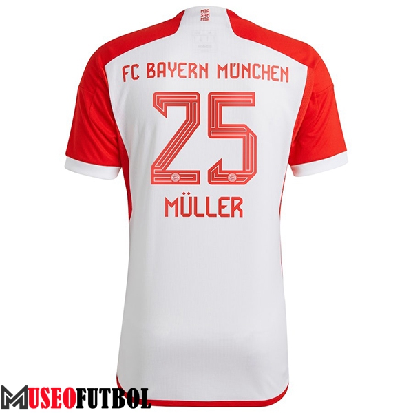 Camisetas De Futbol Bayern Munich (MÜLLER #25) 2023/2024 Primera