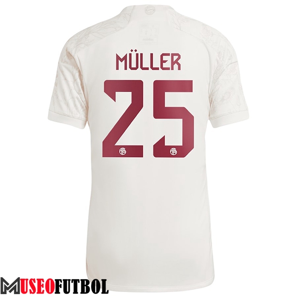 Camisetas De Futbol Bayern Munich (MÜLLER #25) 2023/2024 Tercera