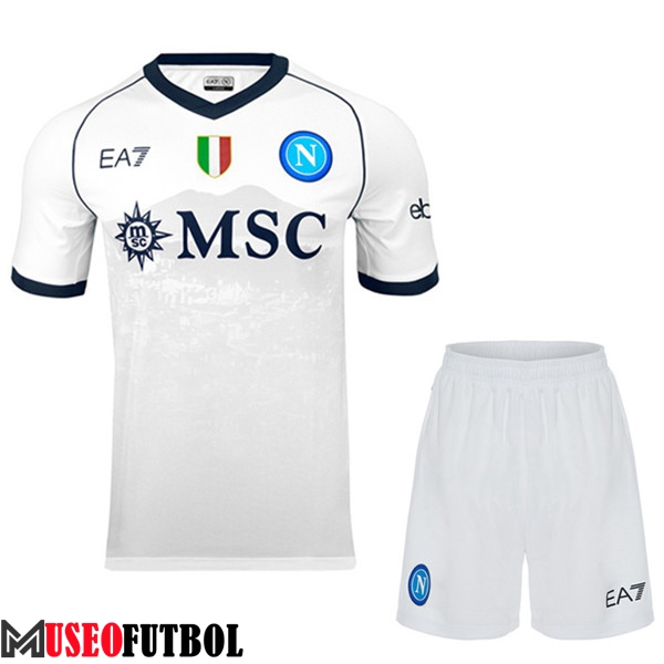 Camisetas Futbol SSC Napoli Segunda + Cortos 2023/2024