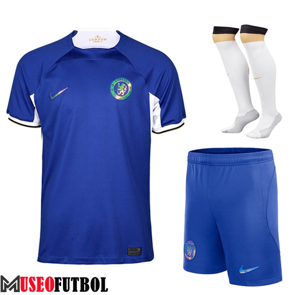 Camisetas Futbol FC Chelsea Primera (Cortos + Calcetines) 2023/2024