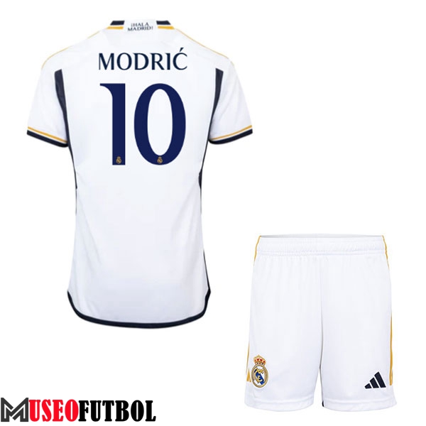 Camisetas De Futbol Real Madrid (MODRIC #10) Ninos 2023/2024 Primera