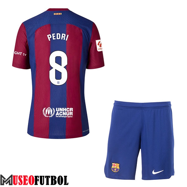 Camisetas De Futbol Barcelona (PEDRI #8) Ninos 2023/2024 Primera