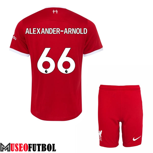 Camisetas De Futbol Liverpool (ALEXANDER-ARNOLD #66) Ninos 2023/2024 Primera