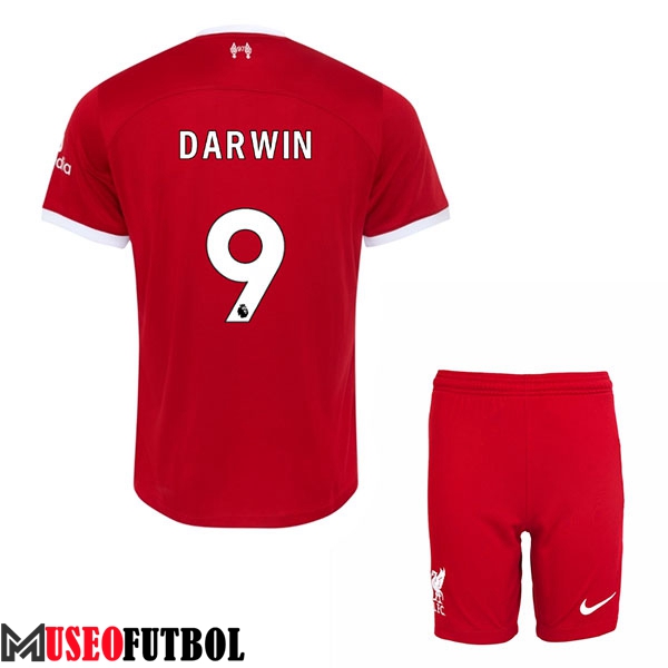 Camisetas De Futbol Liverpool (DARWIN #9) Ninos 2023/2024 Primera