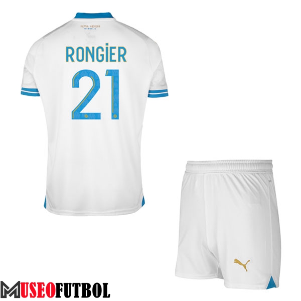 Camisetas De Futbol Marsella (RONGIER #21) Ninos 2023/2024 Primera