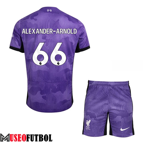 Camisetas De Futbol Liverpool (ALEXANDER-ARNOLD #66) Ninos 2023/2024 Tercera