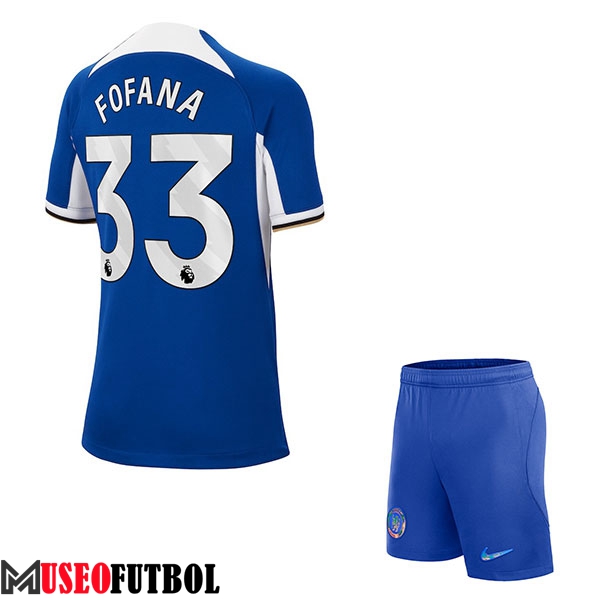 Camisetas De Futbol Chelsea (FOFANA #33) Ninos 2023/2024 Primera