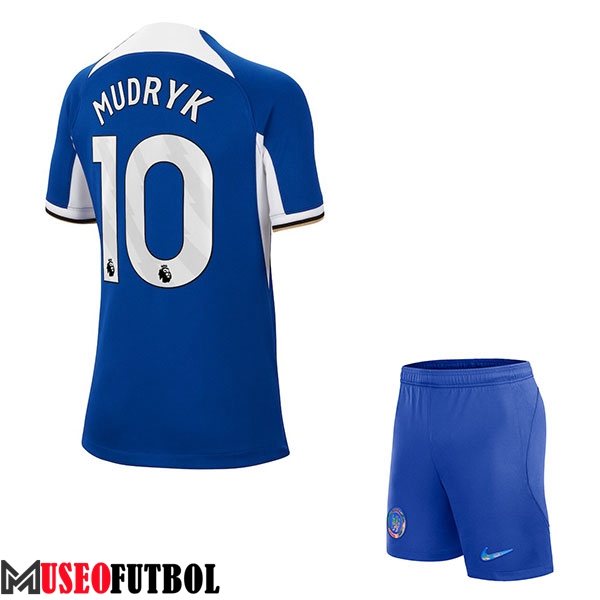 Camisetas De Futbol Chelsea (MUDRYK #10) Ninos 2023/2024 Primera