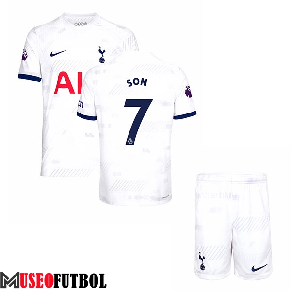 Camisetas De Futbol Tottenham Hotspur (SON #7) Ninos 2023/2024 Primera