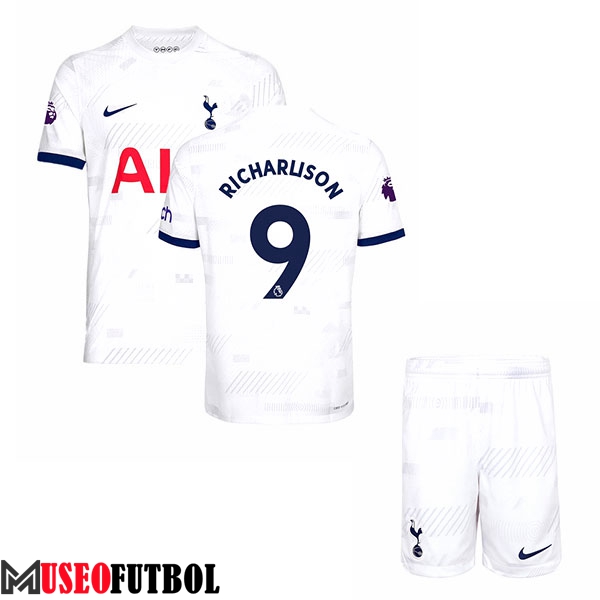 Camisetas De Futbol Tottenham Hotspur (RICHARLISON #9) Ninos 2023/2024 Primera