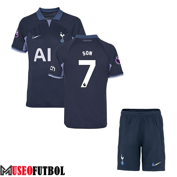 Camisetas De Futbol Tottenham Hotspur (SON #7) Ninos 2023/2024 Segunda