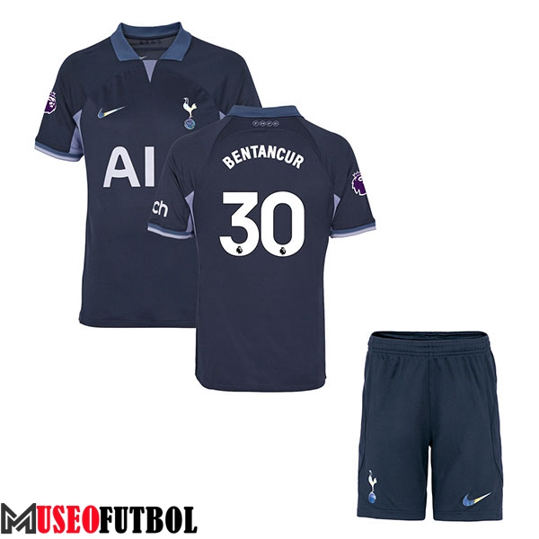 Camisetas De Futbol Tottenham Hotspur (BENTANCUR #30) Ninos 2023/2024 Segunda