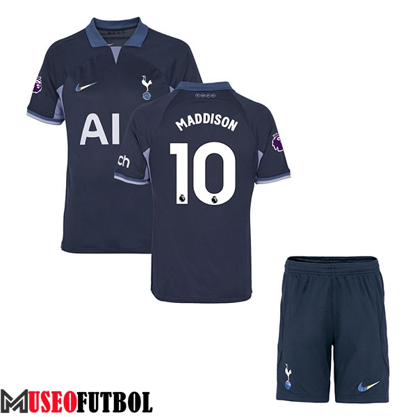 Camisetas De Futbol Tottenham Hotspur (MADDISON #10) Ninos 2023/2024 Segunda