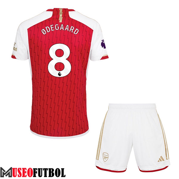 Camisetas De Futbol Arsenal (ØDEGAARD #8) Ninos 2023/2024 Primera