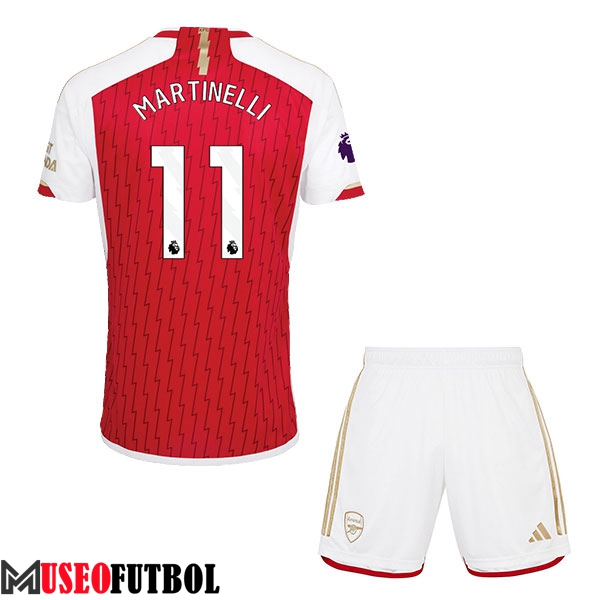 Camisetas De Futbol Arsenal (MARTINELLI #11) Ninos 2023/2024 Primera