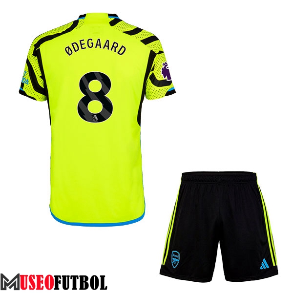 Camisetas De Futbol Arsenal (ØDEGAARD #8) Ninos 2023/2024 Segunda