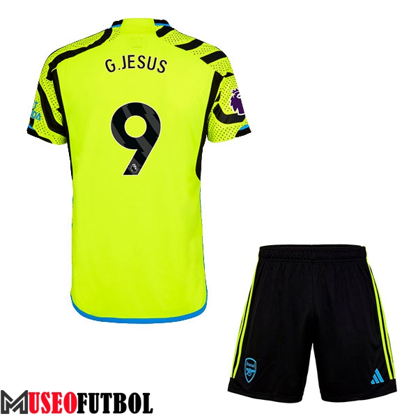 Camisetas De Futbol Arsenal (G.JESUS #9) Ninos 2023/2024 Segunda