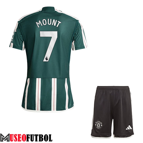 Camisetas De Futbol Manchester United (MOUNT #7) Ninos 2023/2024 Segunda