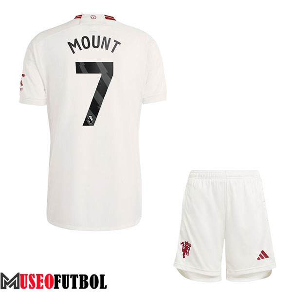 Camisetas De Futbol Manchester United (MOUNT #7) Ninos 2023/2024 Tercera